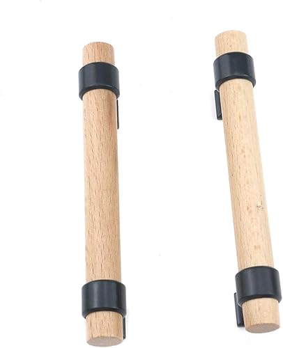 Miniatura 3 de T Tulead Tiradores de cajón de agujero a agujero de 3.78 pulgadas, tiradores de armario de armario de madera con base negra, paquete de 4 con