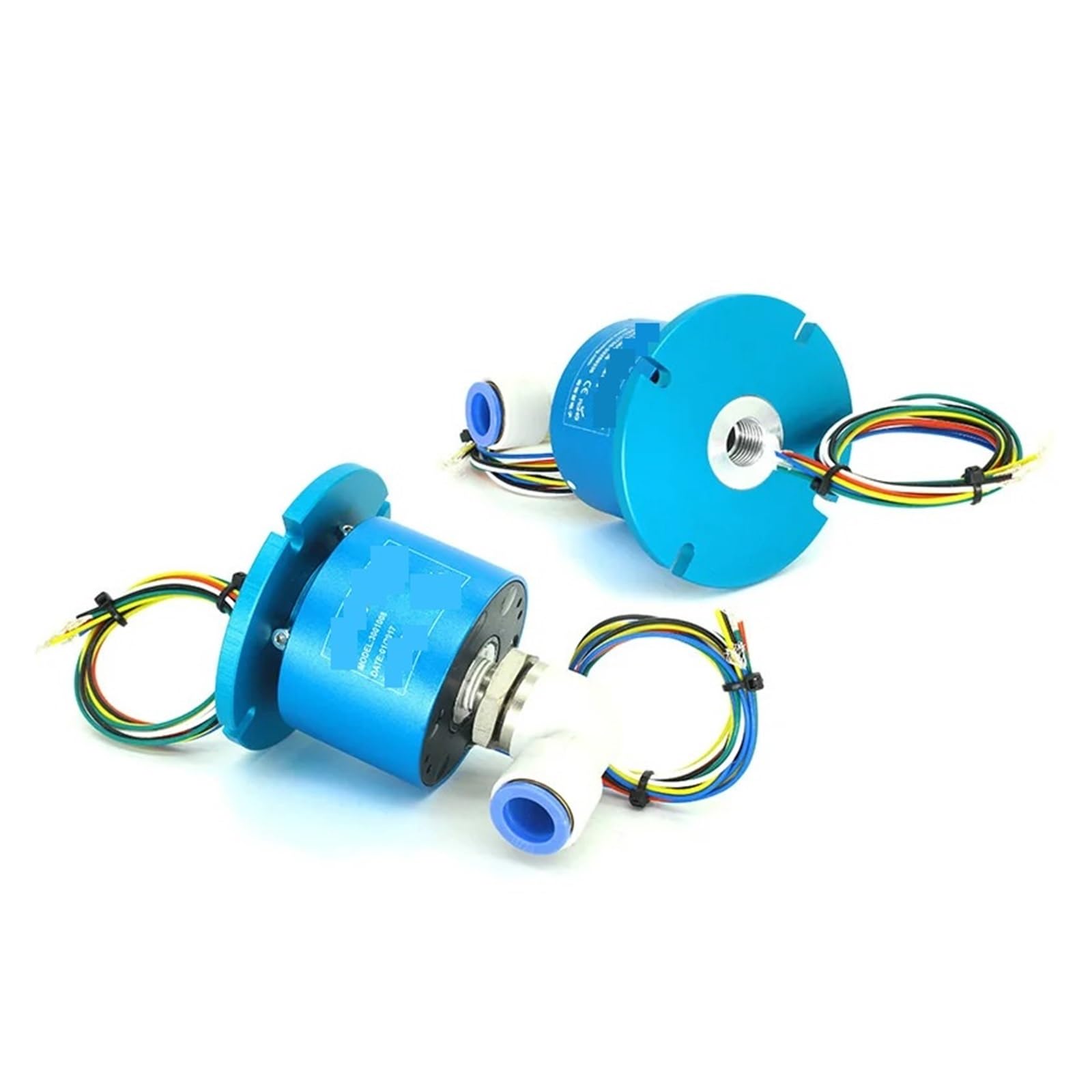 Drehdurchführung 1 Durchgang mit elektrischem Schleifring 6 Drähte / 12 24 Anschluss G1/4''(1 passage 24CH 5A)