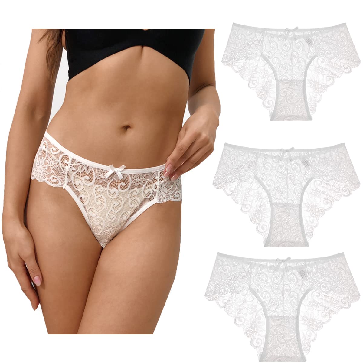 Lace Womens Underwear Seamless Panties for Women Sexy Bikini for Ladies