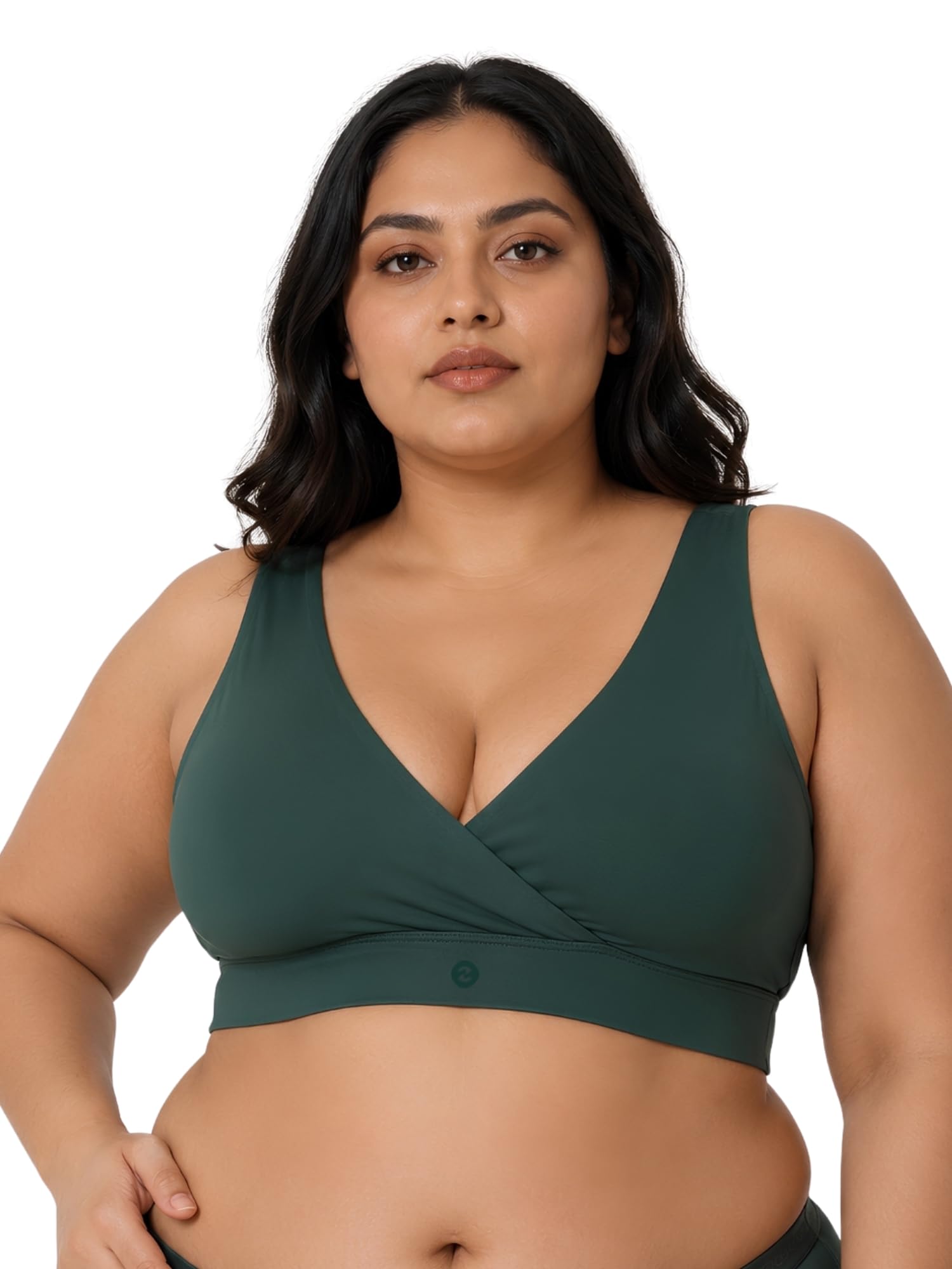 ZELENA Maternity Padded Bra | Removable Cups, Broad Waistband | Soft Stretchable Modal Fabric | Easy Pull Nursing Bra for Pregnancy and Breastfeeding-image-30
