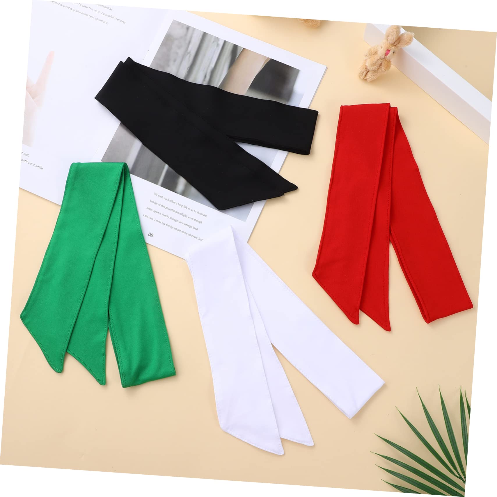 INOOMP 12stücke Verstellbare Sport Stirnbänder Für Und rutschfeste Elastische Schweißbänder Rot Und Grün Für Workout Yoga Und Outdoor-aktivitäten