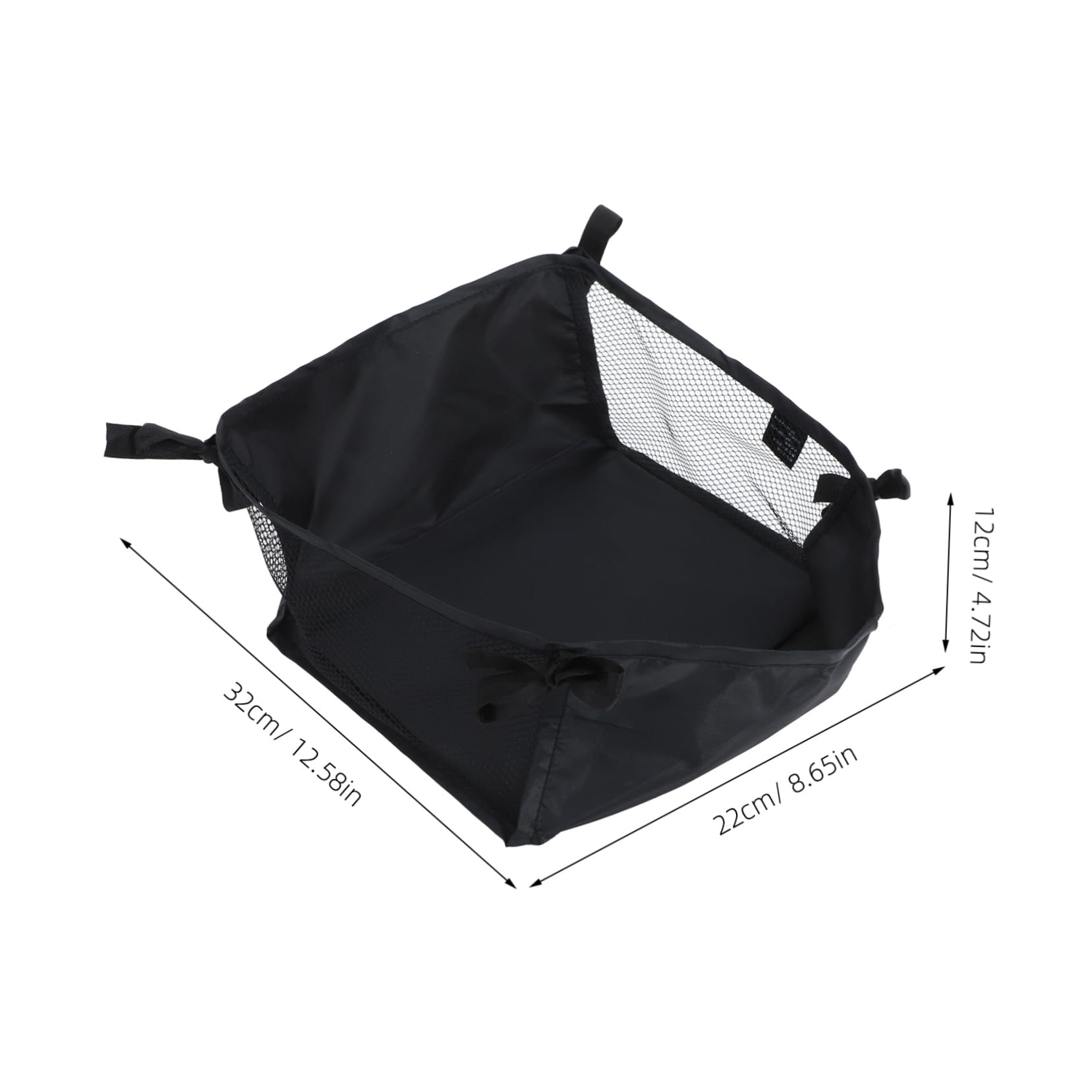 Totority Stroller Bottom Storage Bag Universal Stroller Bottom Basket Oxford Cloth Diaper Organizer Portable for Baby Items