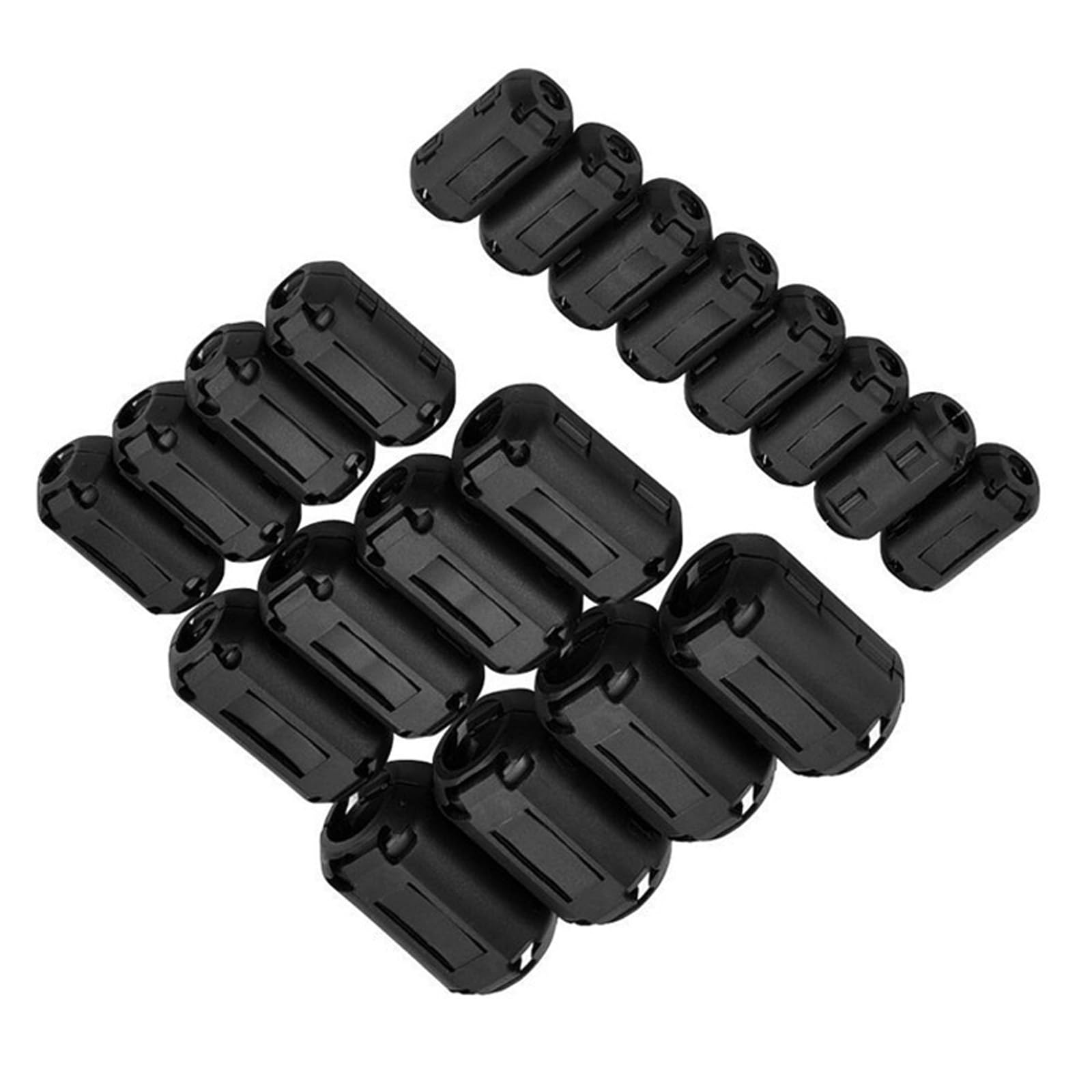 Clip per filtro antirumore da 35 alte prestazioni in ferrite Clip per filtro soppressore rumore per la trasmissione segnali puliti Filtro soppressore rumore facile da