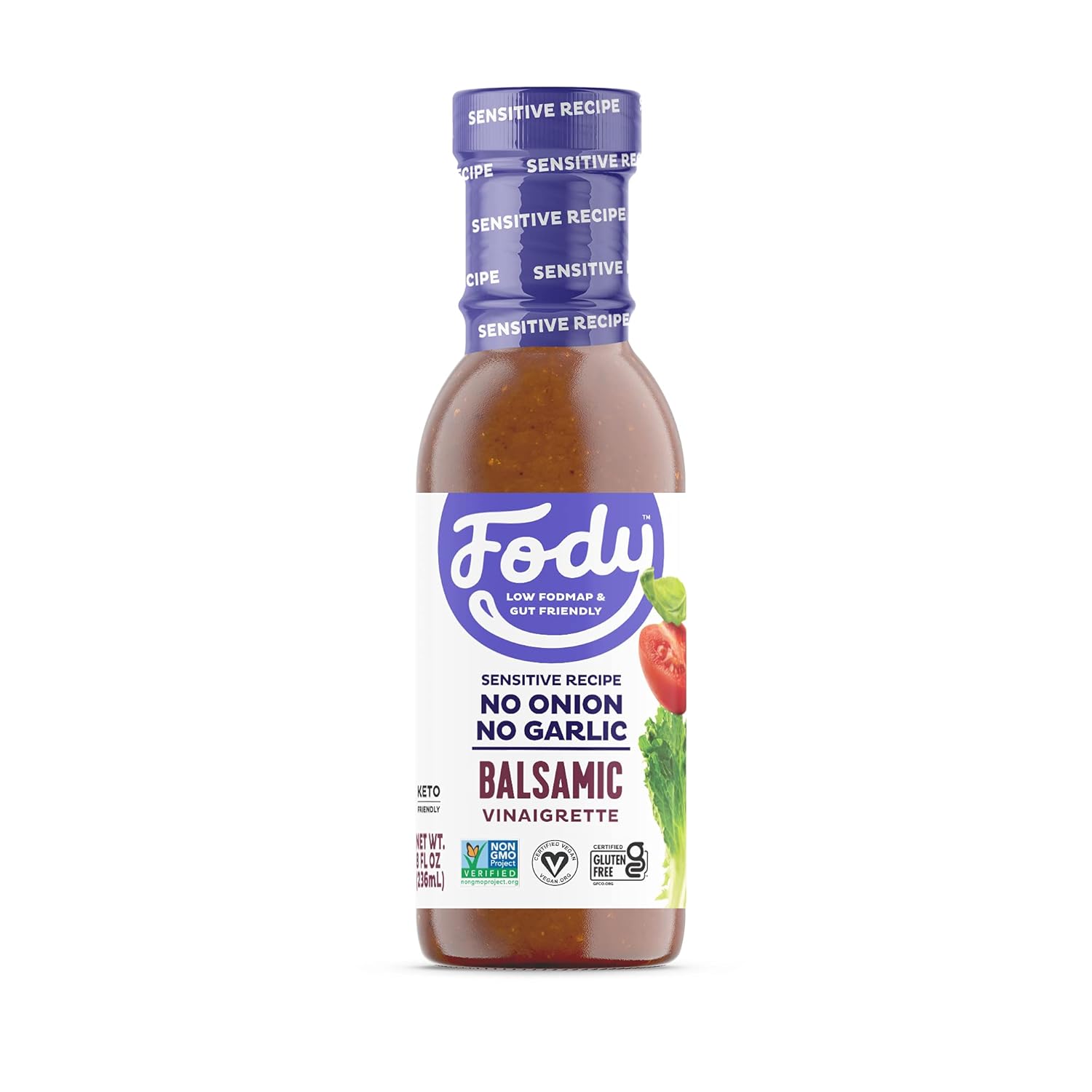 Fody Foods Balsamic Vinaigrette Salad Dressing Low