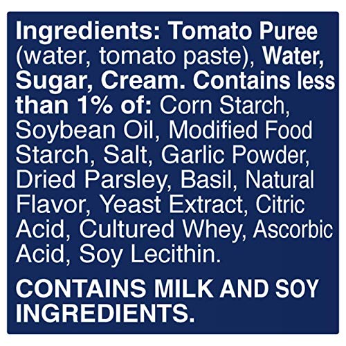 Image of Progresso Reduced Sodium, Creamy Tomato with Basil Soup, Gluten Free, 19 oz (Pack of 12)