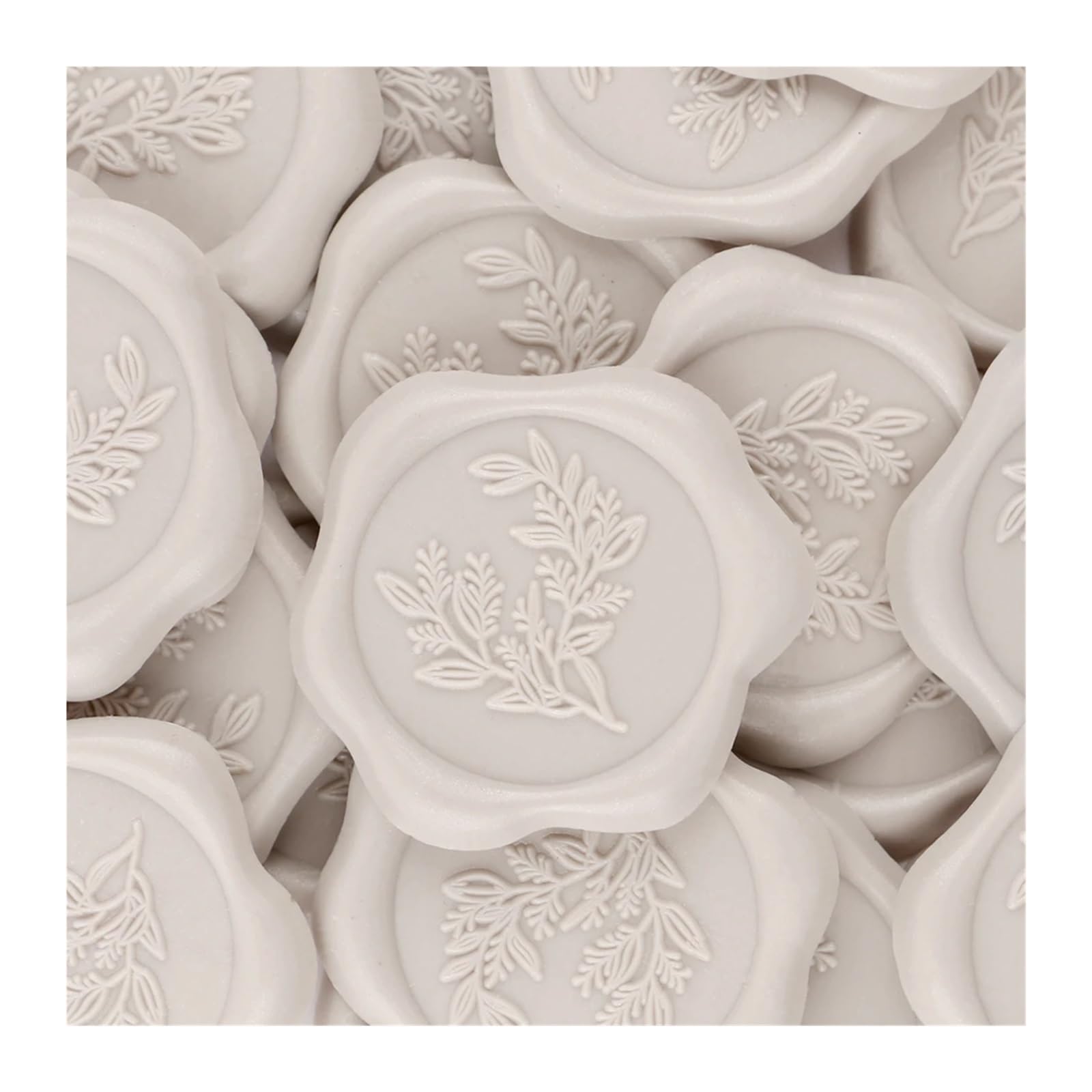 Efrjuwi Color 02 Wax Self-Adhesive Seal 20Pcs Eucalyptus Envelope Wedding Invitation Stickers(Color 02)