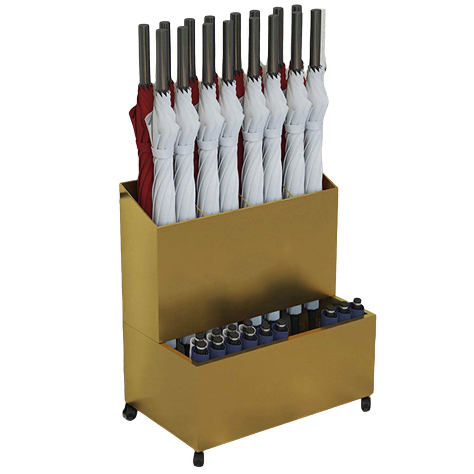 Porte-Parapluie en métal haut de gamme - Mobilier de rangement durable pour grand couloir