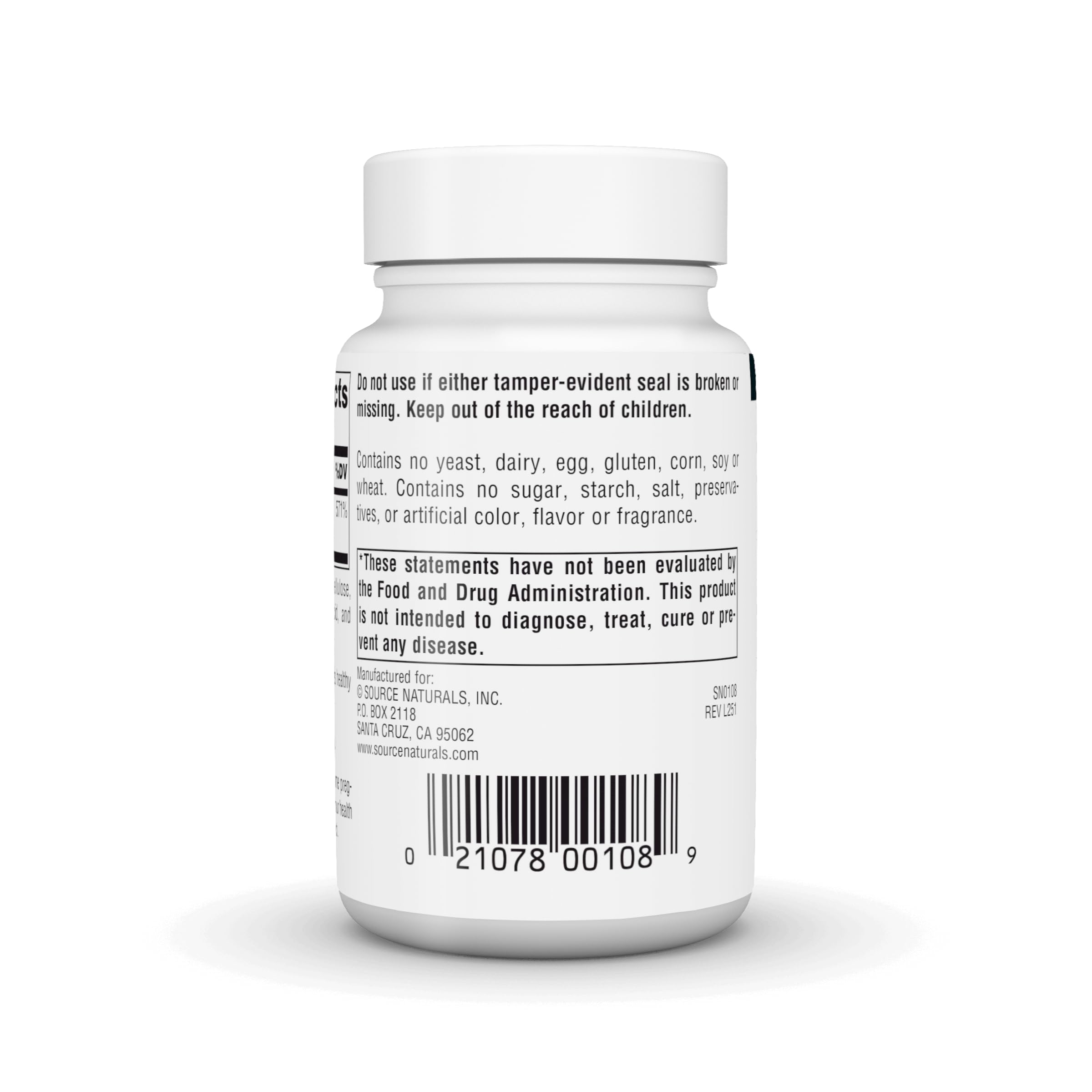 Source Naturals Chromium Picolinate 200 Mcg Tablet, 240 Count — Amazon image 4