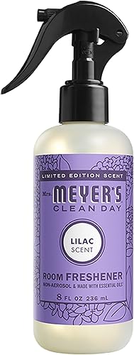 Miniatura 288 de Mrs. Meyer's Clean Day - Ambientador en espray, atomizador sin aerosol infundido con aceites esenciales, albahaca, 8 onzas líquidas