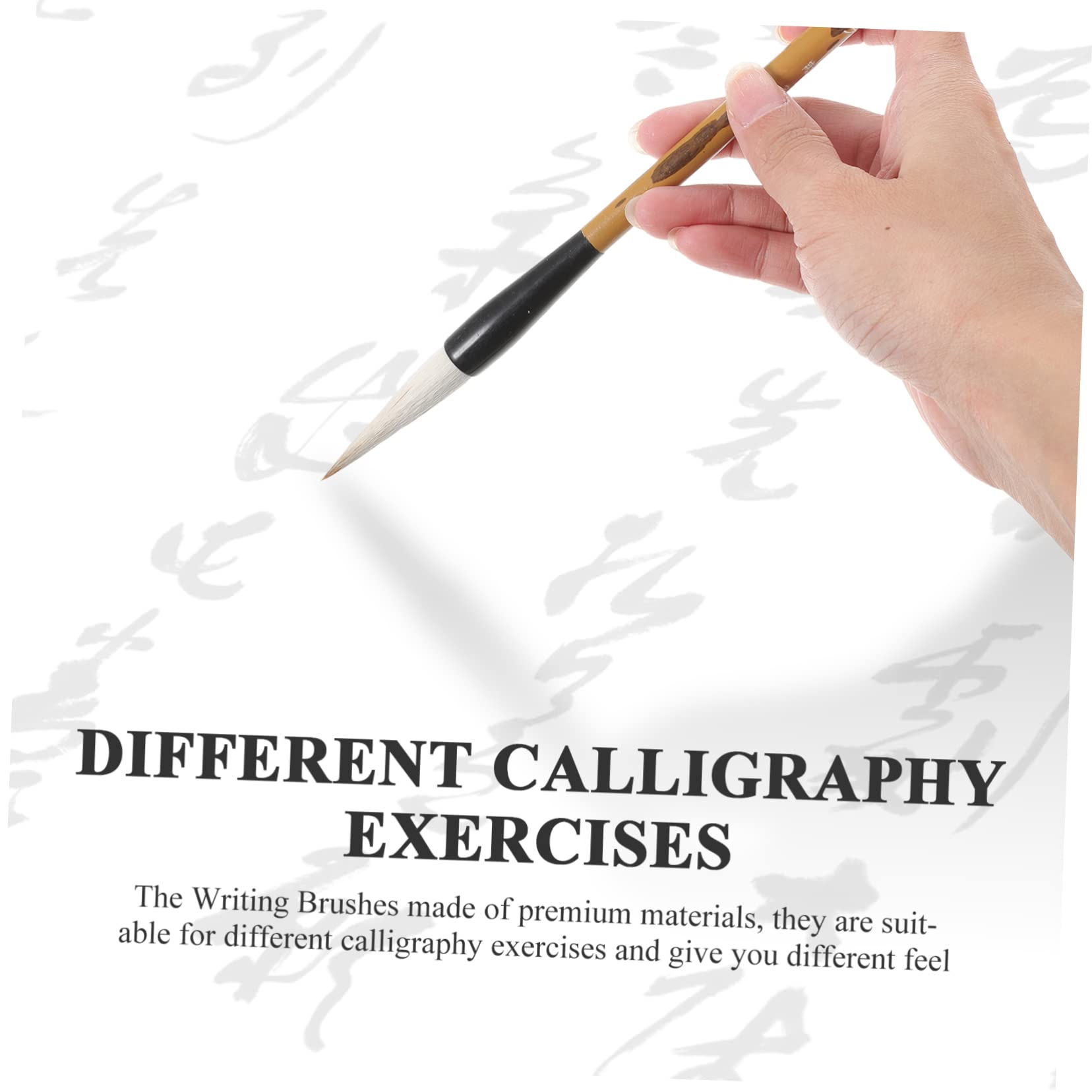 NUOBESTY 15pezzi Pennelli Per Calligrafia Cinese Pennelli Portatili Per Scrittura e Pratica Per Principianti e Professionisti Brush Kit Per Calligrafia Con Diverse Media Piccola