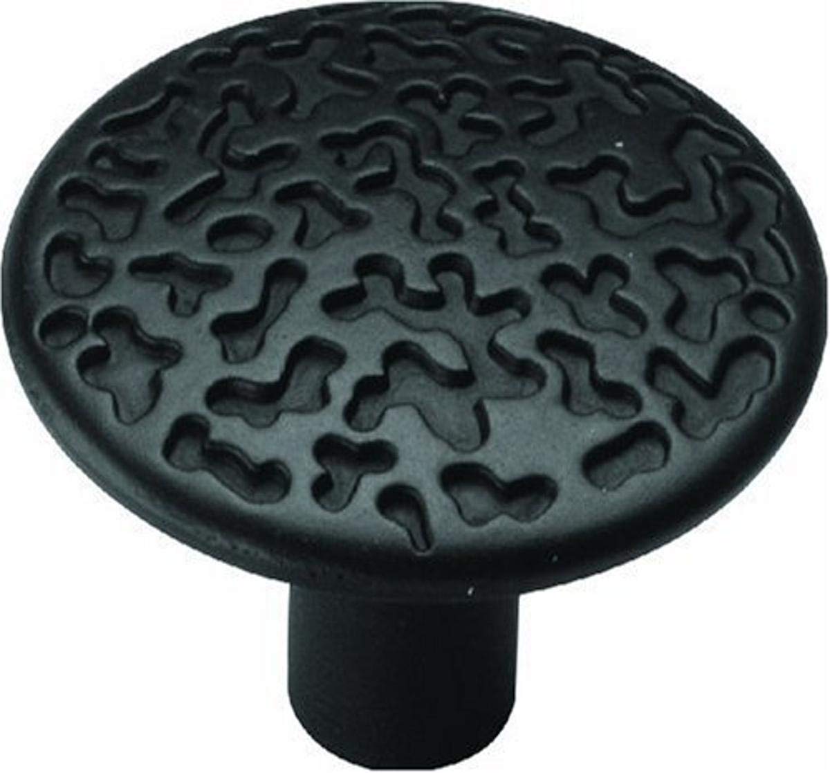 Hickory Hardware P102-CB 1-1/4-Inch Southwest Lodge Knob, Colonial Black