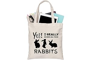 Bunny Tote Bag: The Hoppy Companion for Bunny Lovers