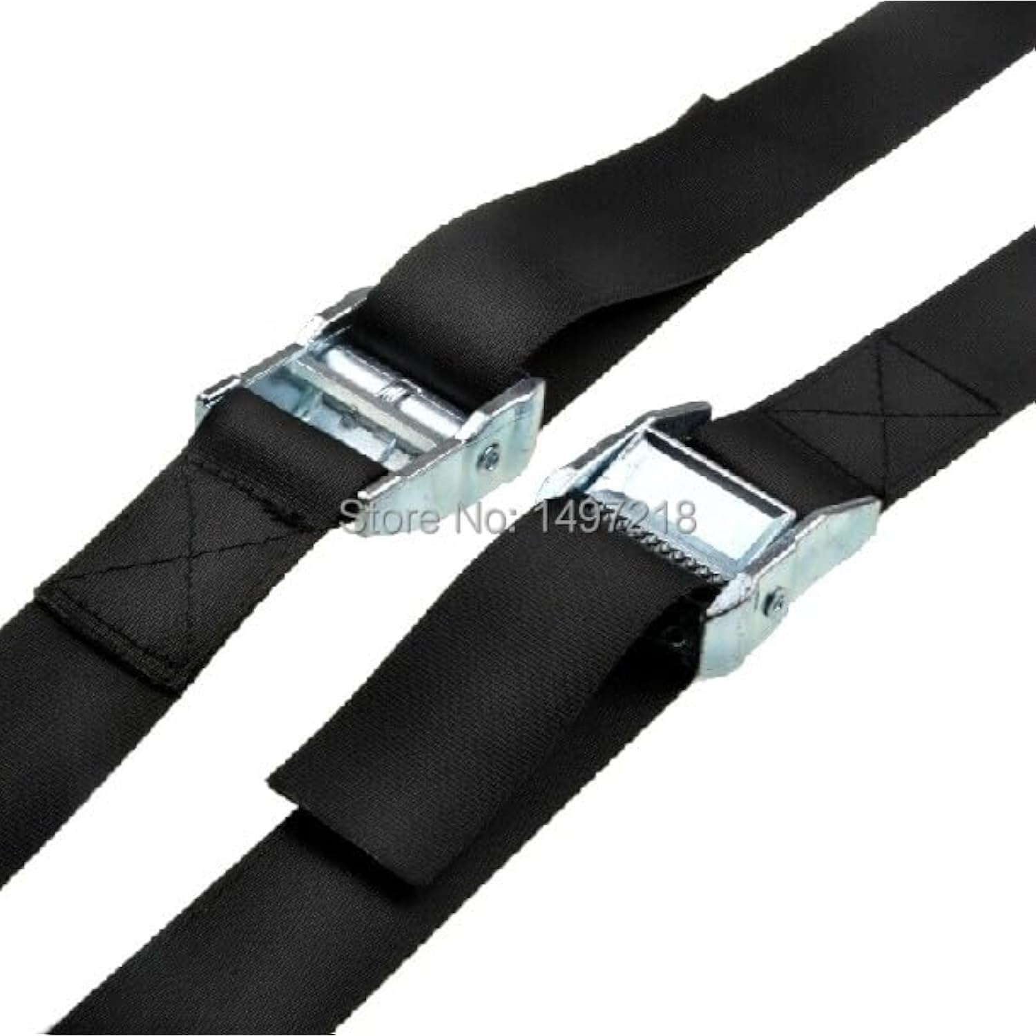 Spanngurte Ratschengurt 2-10 Stück 3,8 cm * 50 Zurrgurte Metallfracht-Zurrgurt Ratschenspanngurt Nockenschnalle Windengurt Schwarz(10pcs 3.8cmx50cm)