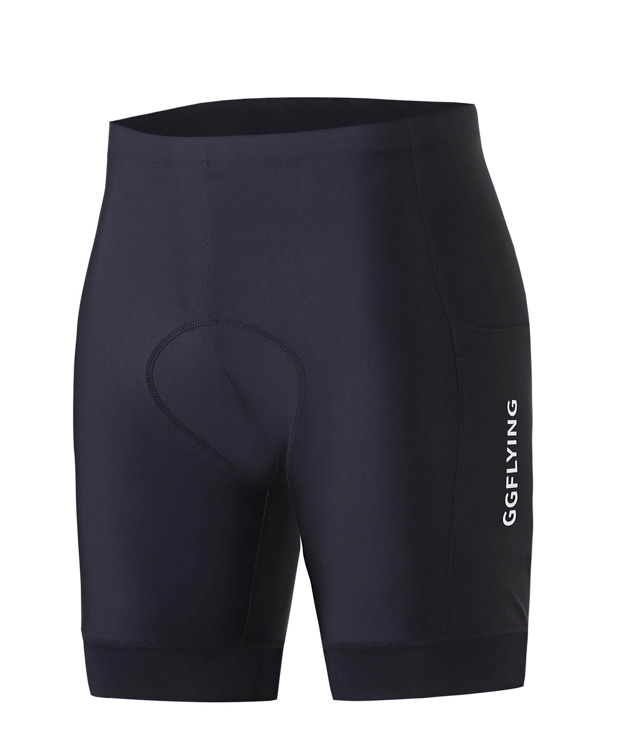 Pantaloncini Clismo Uomo 5D Imbottito MTB Pantaloni Bici con 3 Tasche Traspiranti Asciugatura Rapida