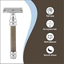 Pearl Shaving Double Edge Butterfly Safety Razor SBF-11 (Gold Black) gallery image