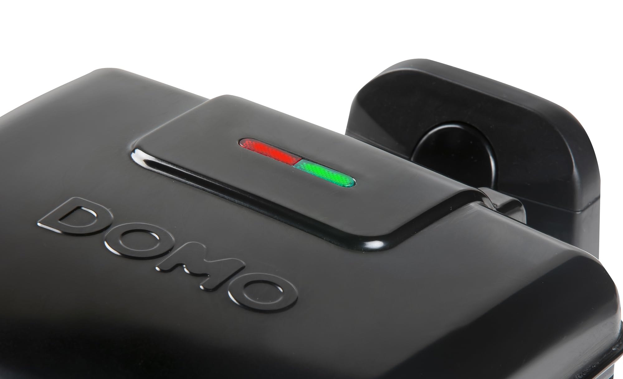 DOMO DO9224W Appareil à gaufres - Gaufrier pour gaufres rectangulaires 4x7 - Rotatif à 180° - Noir