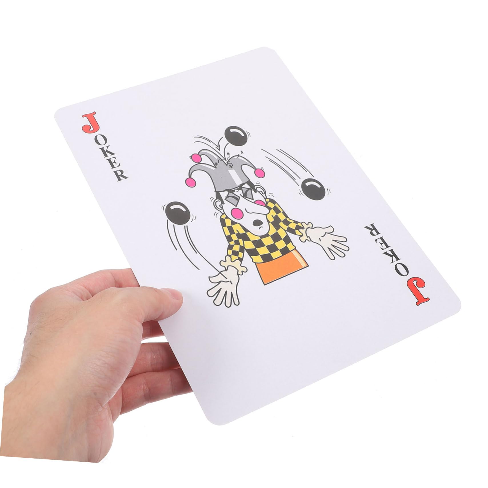 TOYANDONA Carte da Extra Large per Poker e Feste da Tavolo Resistente in Patinata per Giochi Gruppo e Divertimento Party