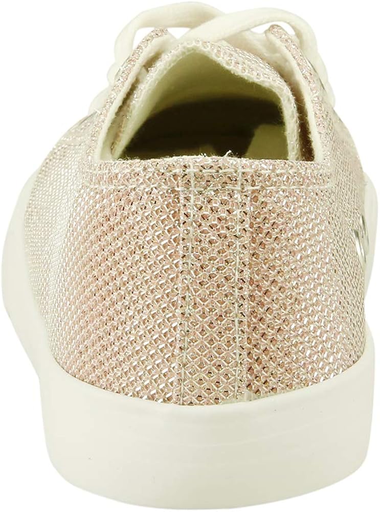 The Doll Maker Unisex Boy's and Girl's Slip-on Sneaker Shoe 7 Toddler Sparkle Pink