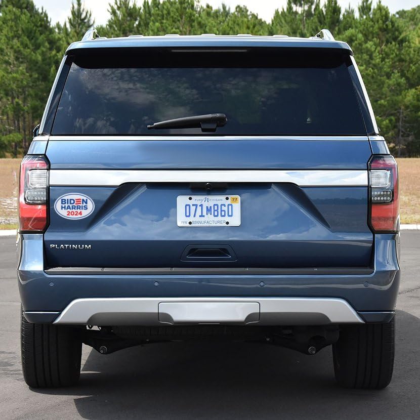 Miniatura 4 de Paquete de 3 imanes Joe Biden Kamala Harris 2024, nuevo logotipo actualizado para 2024, calcomanía magnética para parachoques de 6 x 4 pulgadas