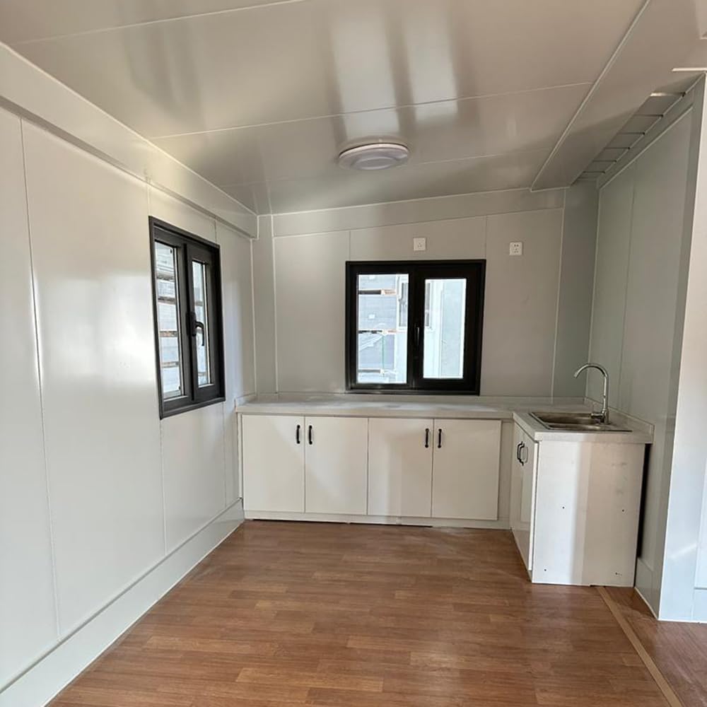 40ft Double Story Flat Pack House with Bathroom and Kitchen | Foldable Tiny Home, Modular Container Home, Mobile Cabin Prefab Brand
