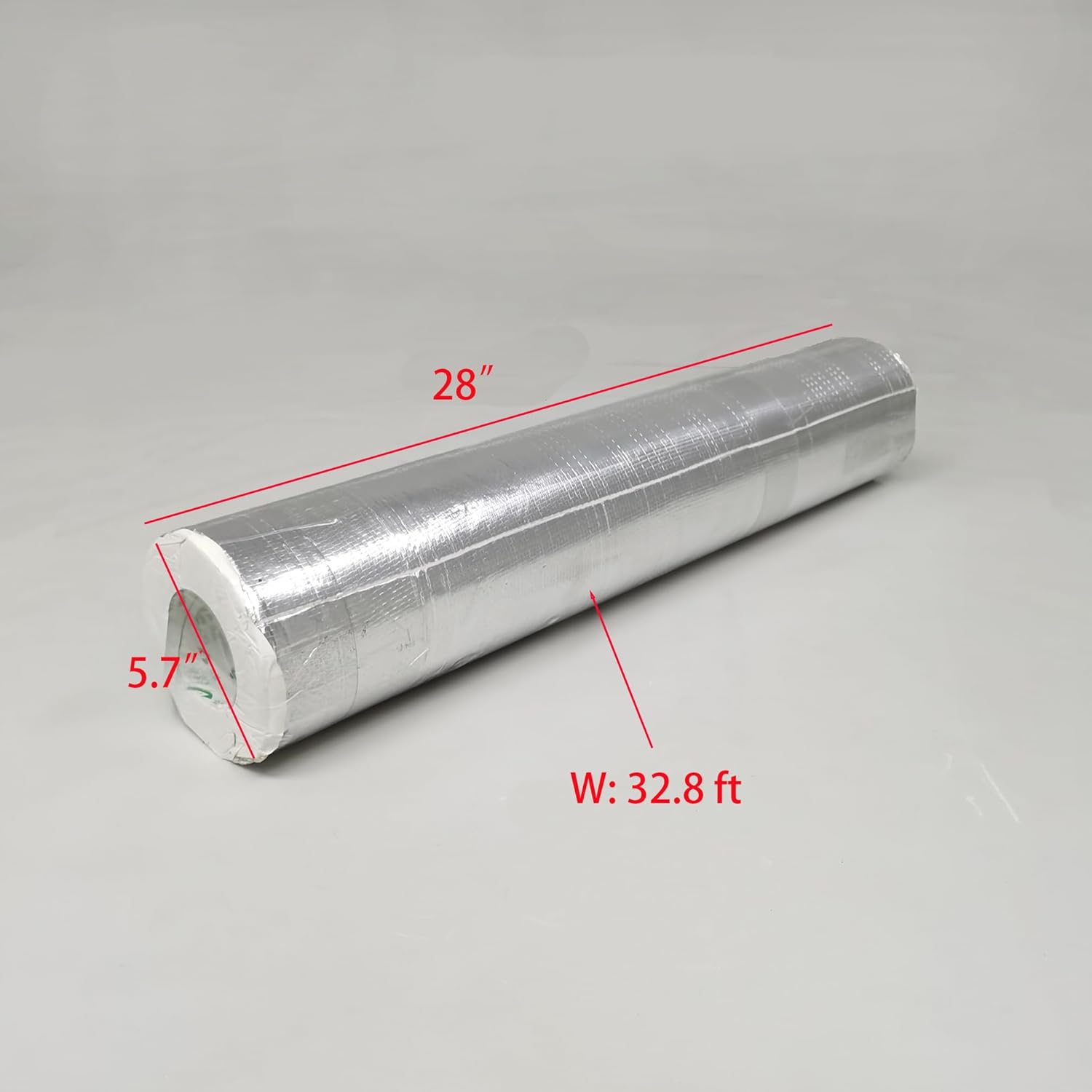 Super Waterproof Aluminum Rubber Tape, 28-Inch X 32-Foot, Aluminum Foil Tape with Butyl Rubber Adhesive for Window and Metal Roof Flashing, Patching and Gutter Leak Repair 15760-28"