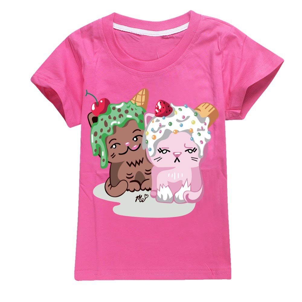 Rhymh Kids Moriah Elizabeth T Shirt Girls Moriah Elizabeth Merch for Kids Sweatshirt (Rose red,150cm,9 Years,10 Years)