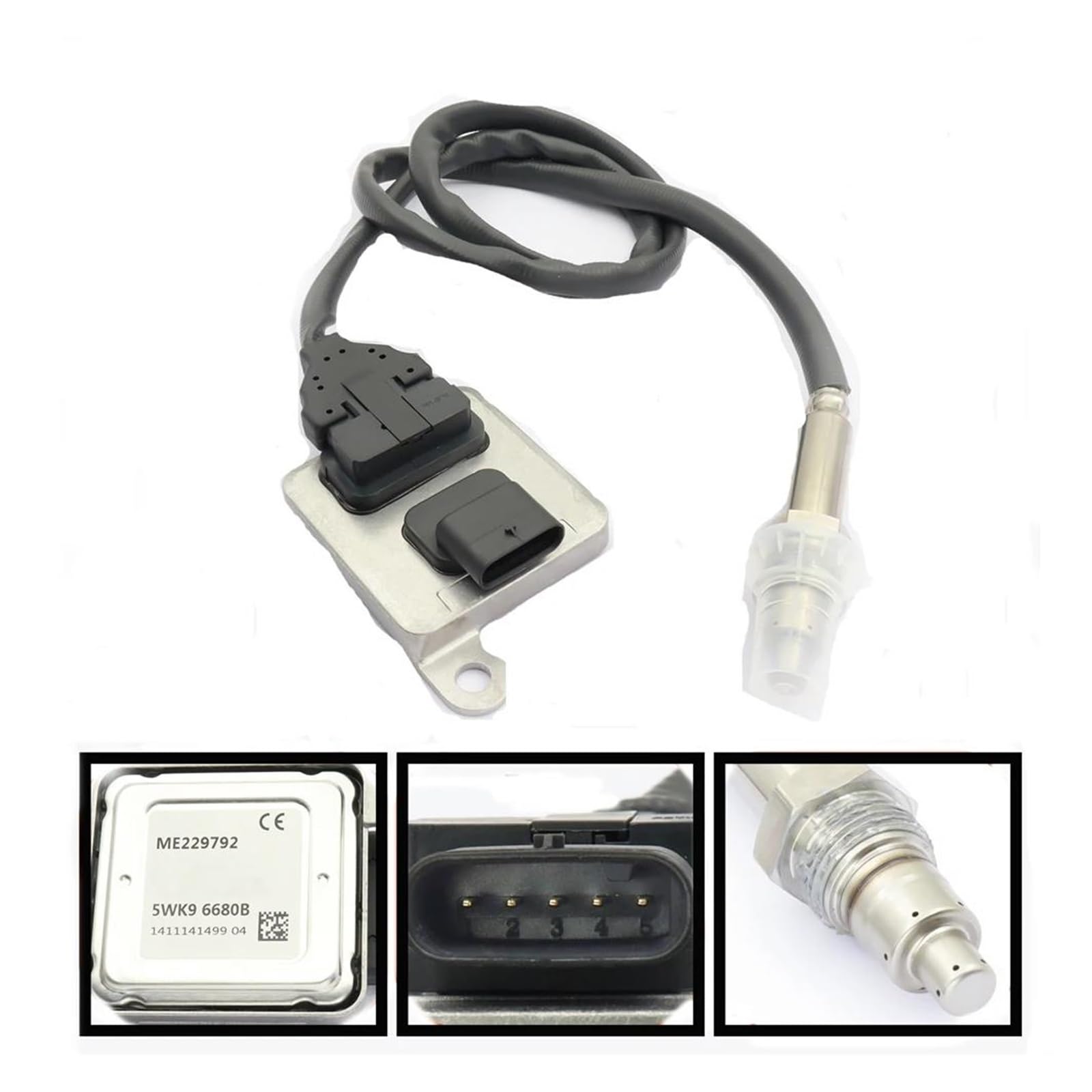 Sonda del Sensor Nox Sensor De Óxido De Nitrógeno (NOX) De 12 V 5WK96680B ME229792 Para Mitsubishi Para Fuso Y Camión Con Motor 5WK96680B ME229792 Sensor Óxido Nitrógeno