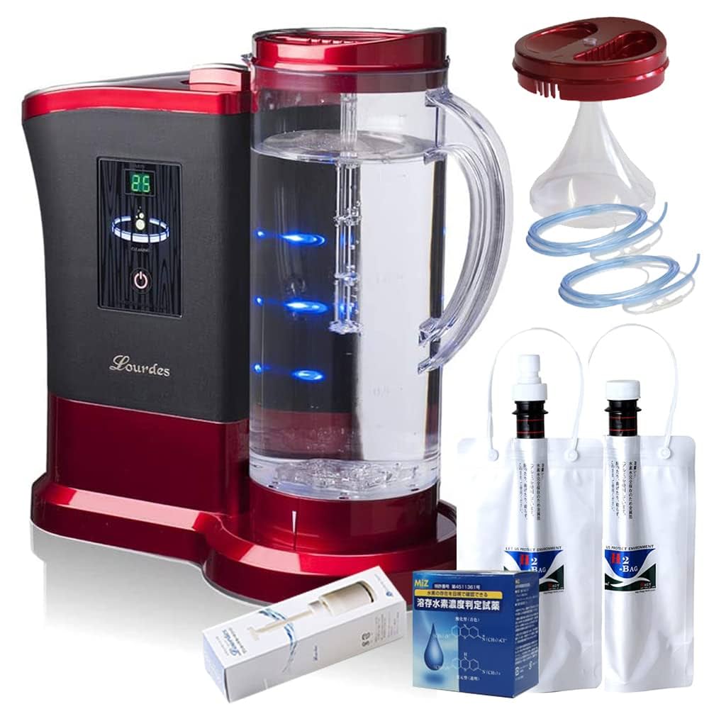 高濃度水素水サーバー ルルドプレミアム吸引セット 水素吸入生成器 Amazon | 水素水サーバー ルルド・プレミアム（Lourdes）吸引