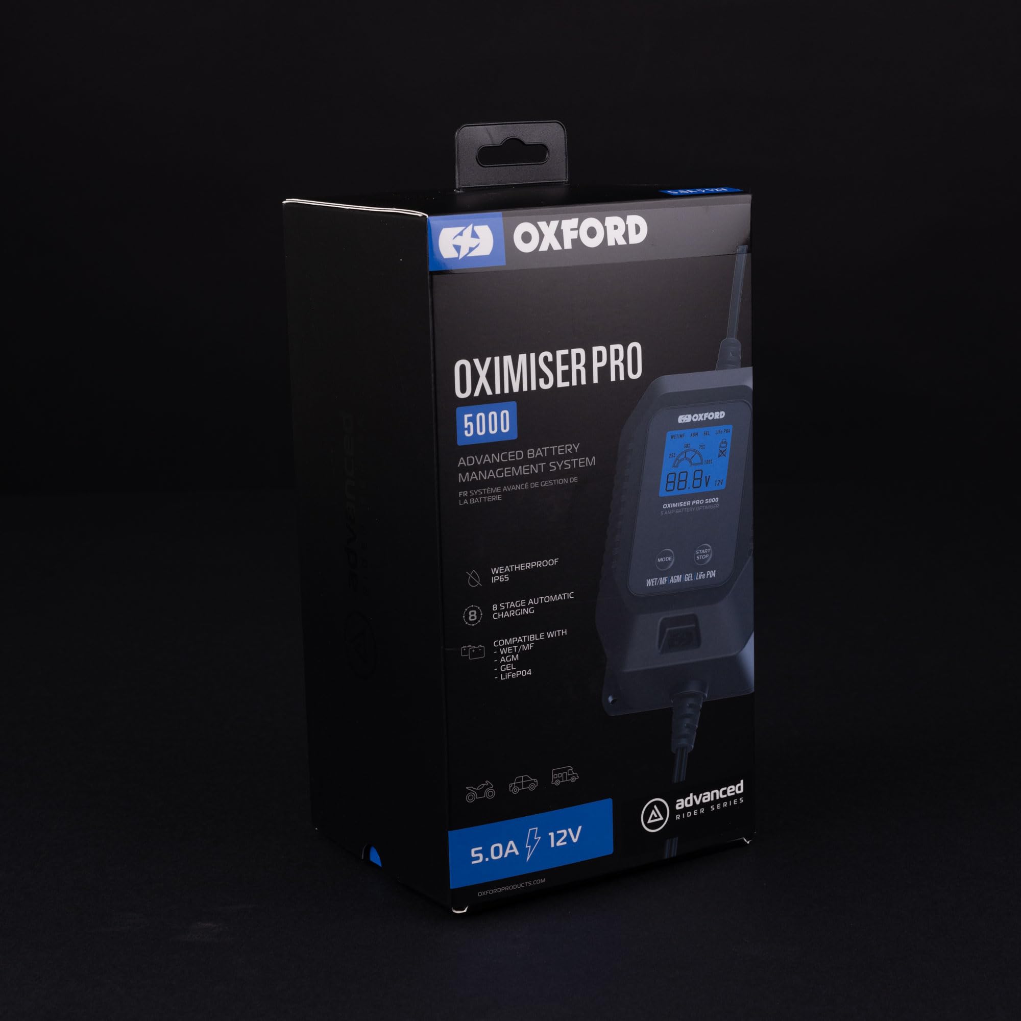 Oxford Oximiser Pro 5000 Battery Optimizer Management System (UK-Stecker)