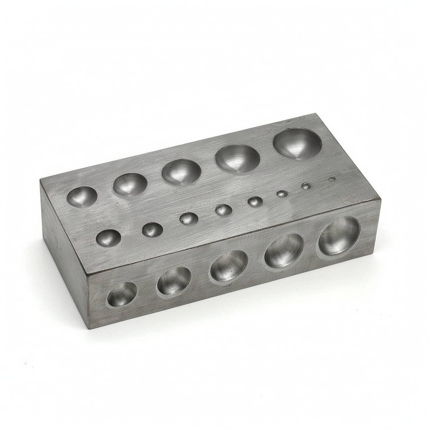 Solid Steel Jewelry Forming Stake Block Mirror-Polished Metal Forming Stake with Cavities Heavy Duty Jewelry Shaping Tool Machined for Jewelers, Metalsmiths, Hobbyists, Metalworking, Anvil B-image-26