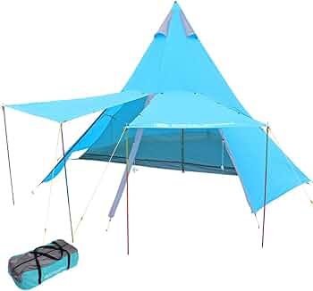 Amazon.co.jp: DOD(ディーオーディー) 2ルームワンポールテント 4人用