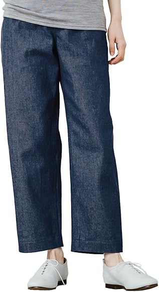 JAPAN DENIM wide straight pantsインディゴブルー