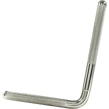 Zorfeter 10mm Diameter Chrome Plated Steel Short L-Rod Tom Holder | Drum Set Percussion Accessories