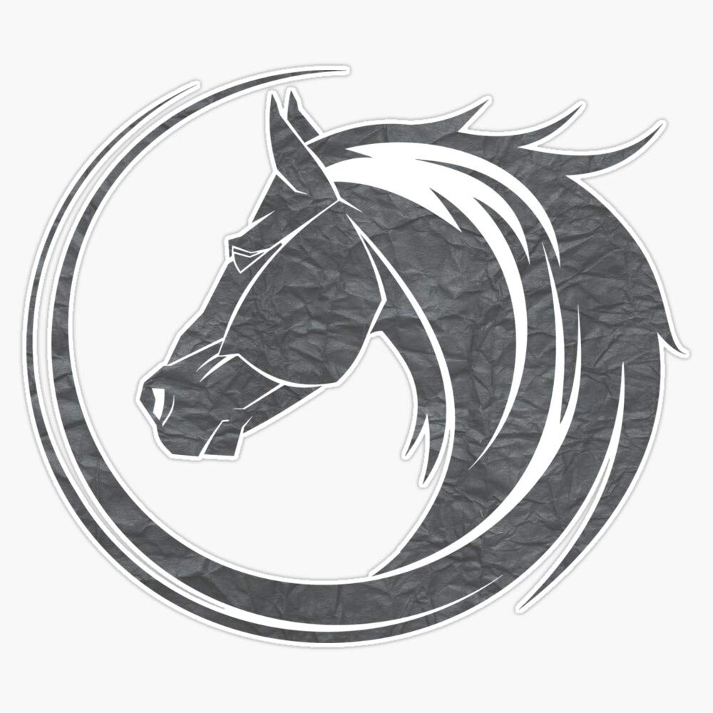 Horse Vinyl Waterproof Sticker Decal Car Laptop Wall Window Bumper Sticker 5"