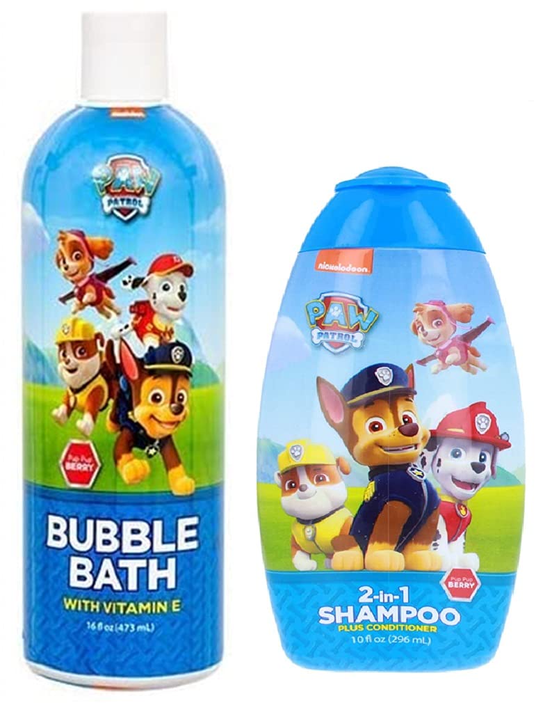 paw patrol bubble bath