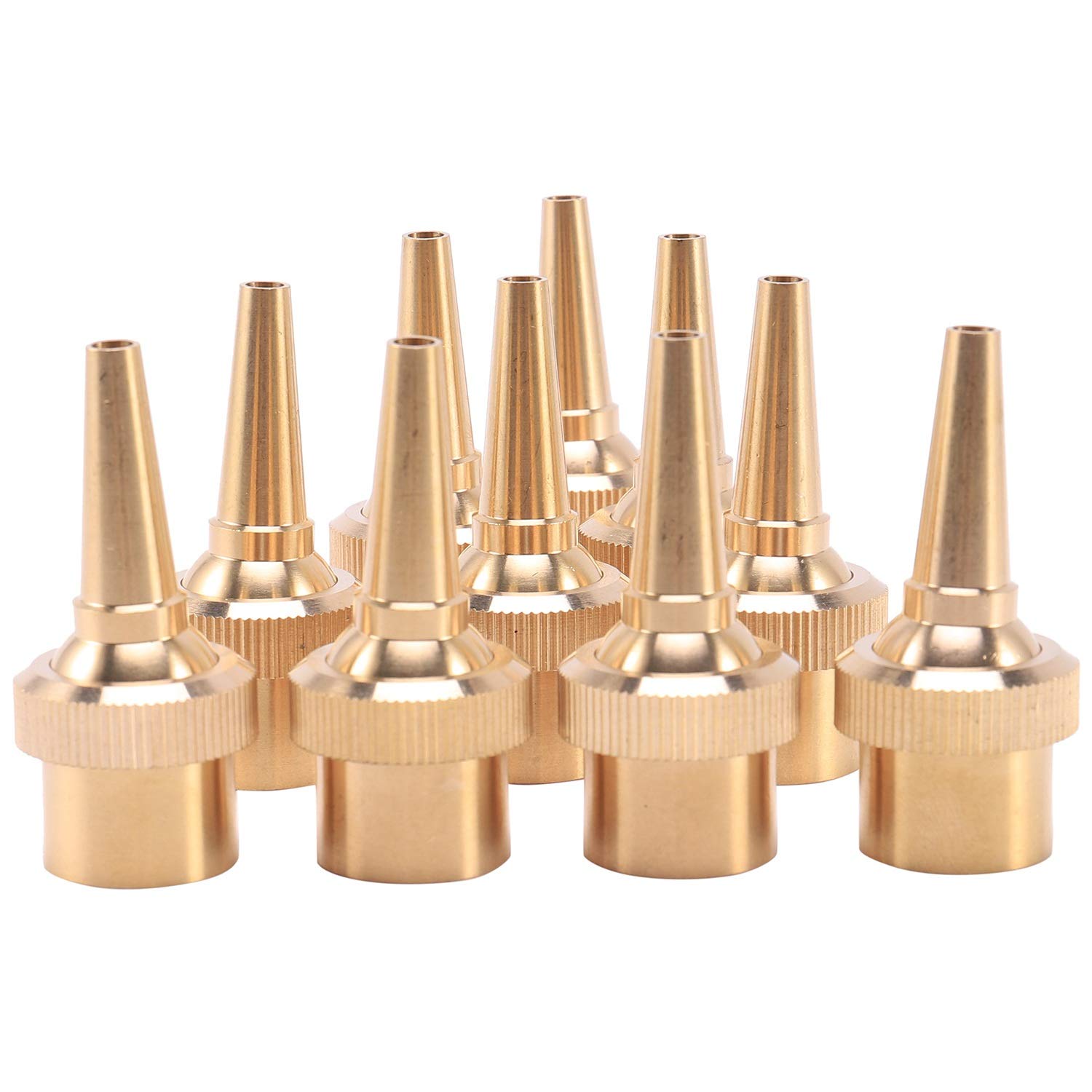 10 Pezzi 1/2 Pollici DN15 Getto Dritto Regolabile Ugelli di Spruzzo d'Acqua Ugelli per Piscina Decorazione del Paesaggio del Giardino Attrezzature