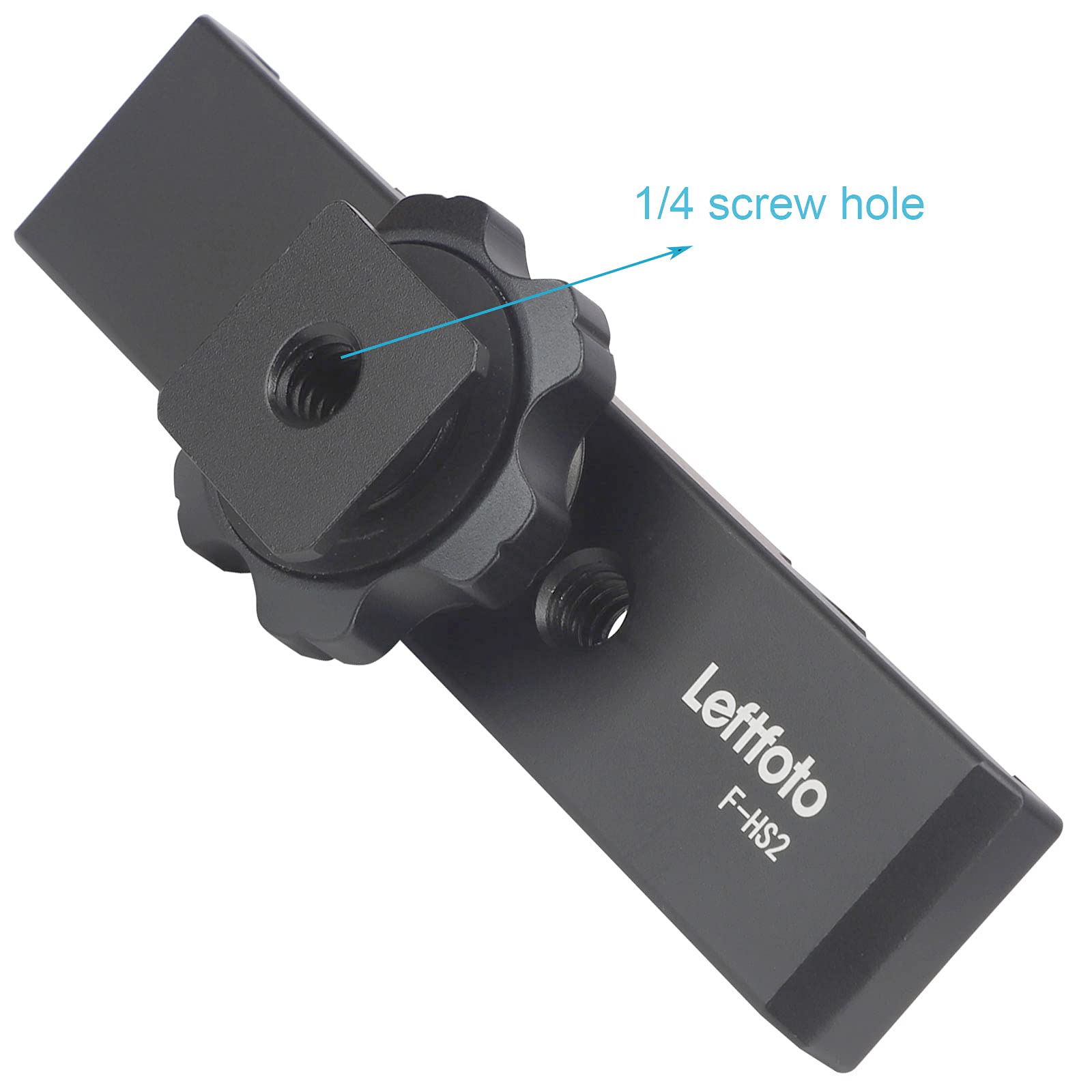 Sunwayfoto CB-04 Triple Cold Shoe Bracket - 3 Mount Flash Adapter With 1/4 Inch Screw