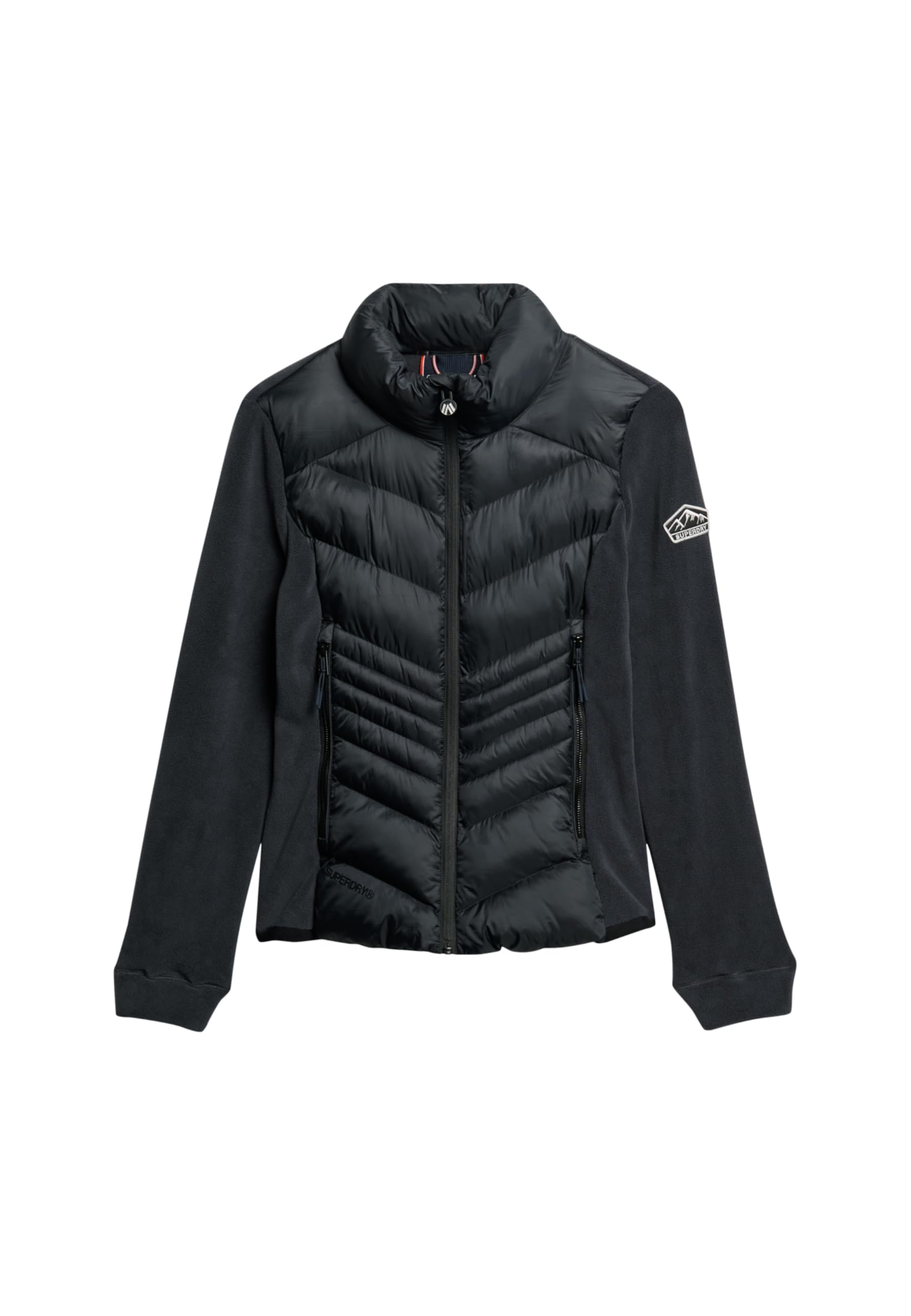 Superdry Women's Bleu Fleece Jacket Storm