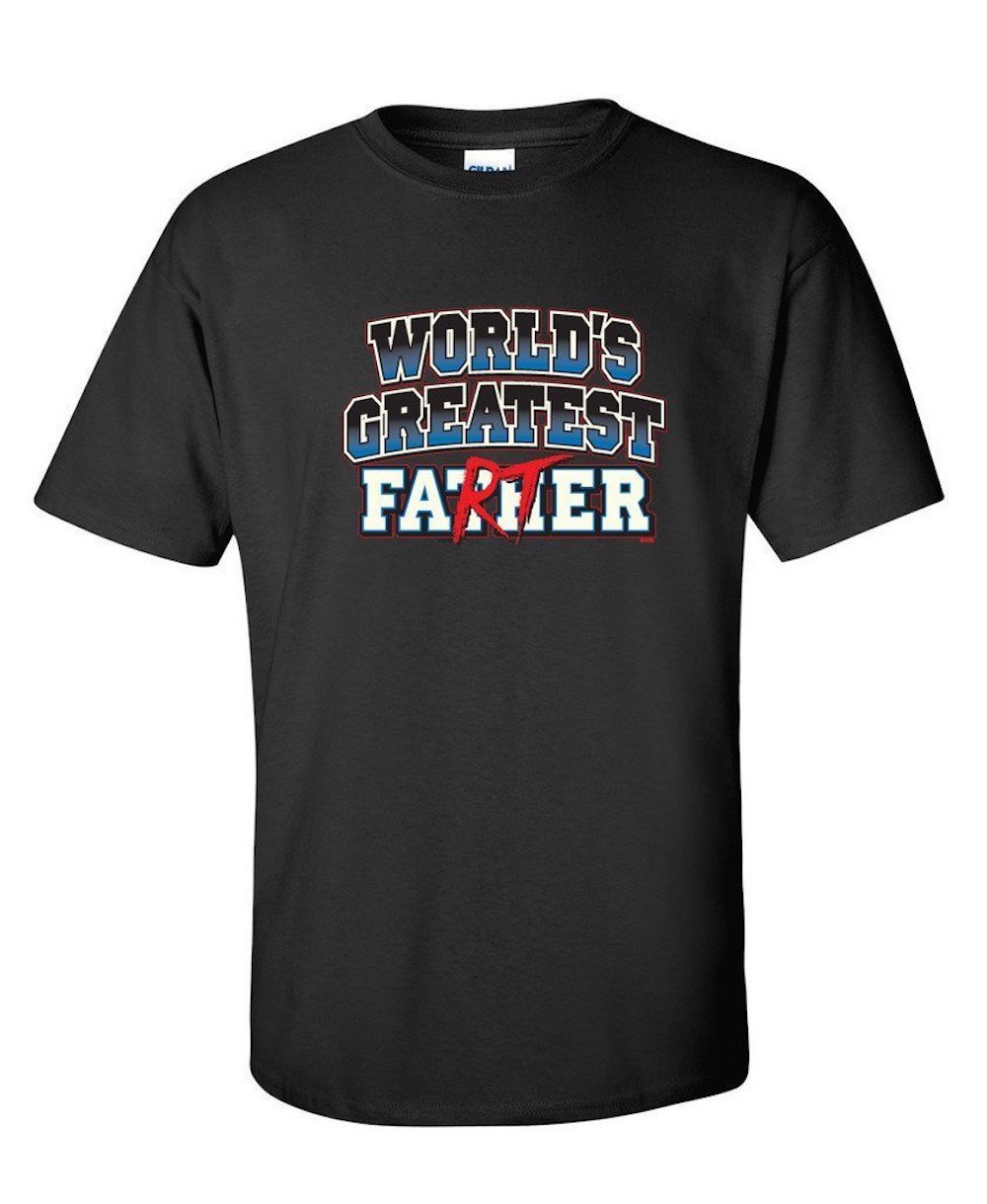 Worlds Greatest Farter I Mean Father T Shirt Idea Gift for Dad