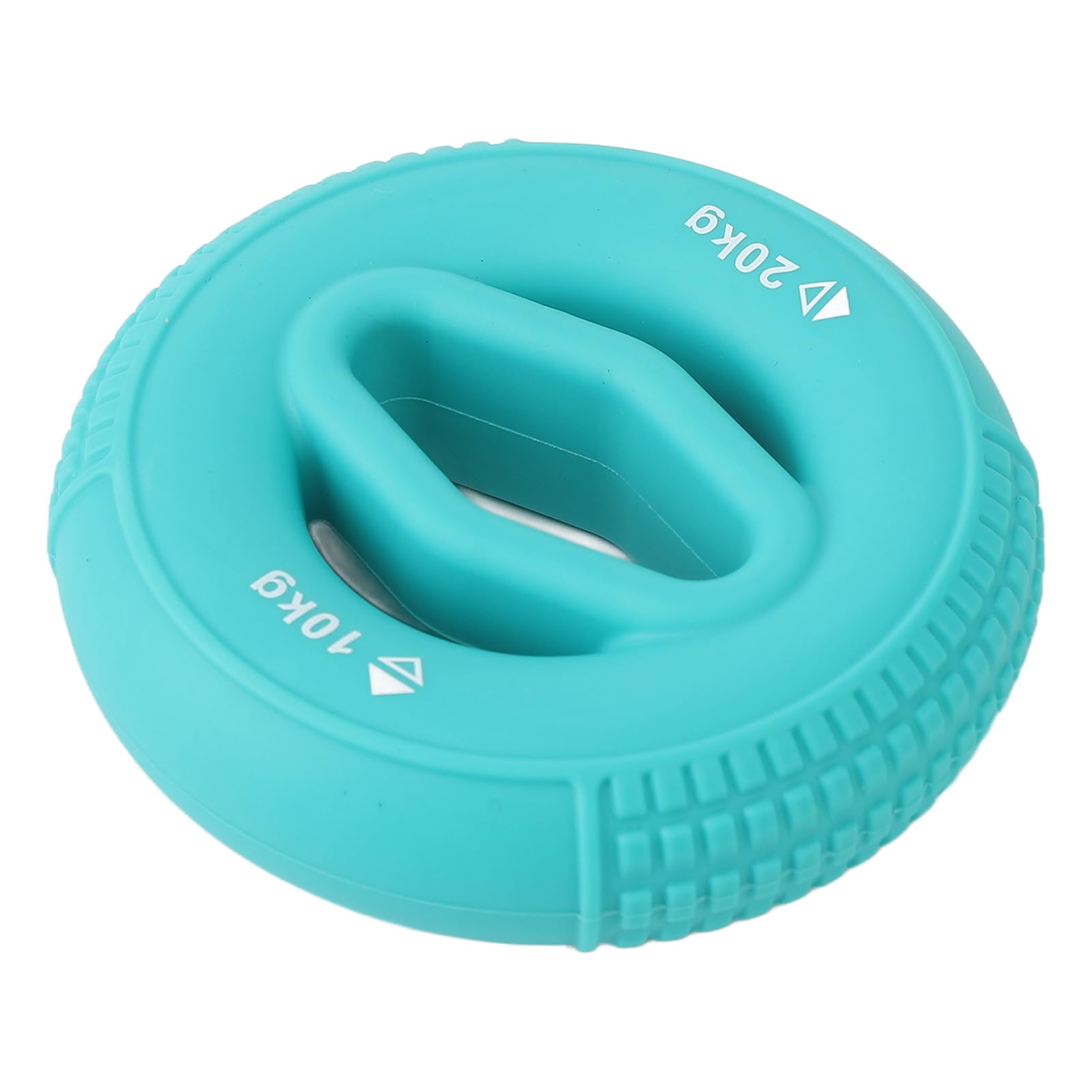 Srliya Anello per Allenatore della Forza della Presa in Silicone Comodo Rinforzo Dell'avambraccio per L'allenamento del Polso della Mano Verde Erba 10-20 Kg
