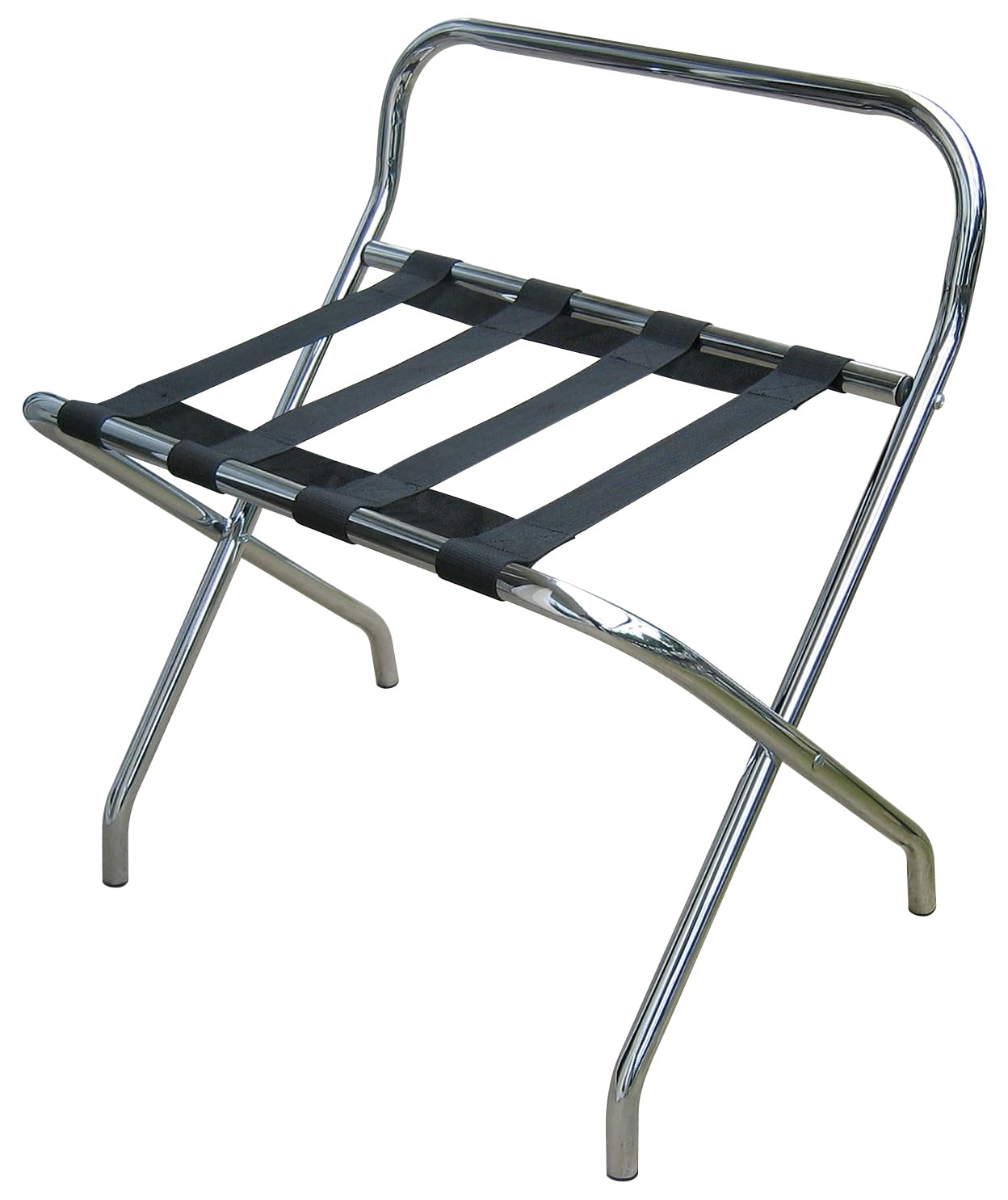 JVD Supporto per Bagagli, da Camera di Hotel, in Metallo Cromato, n. Riferimento 866506