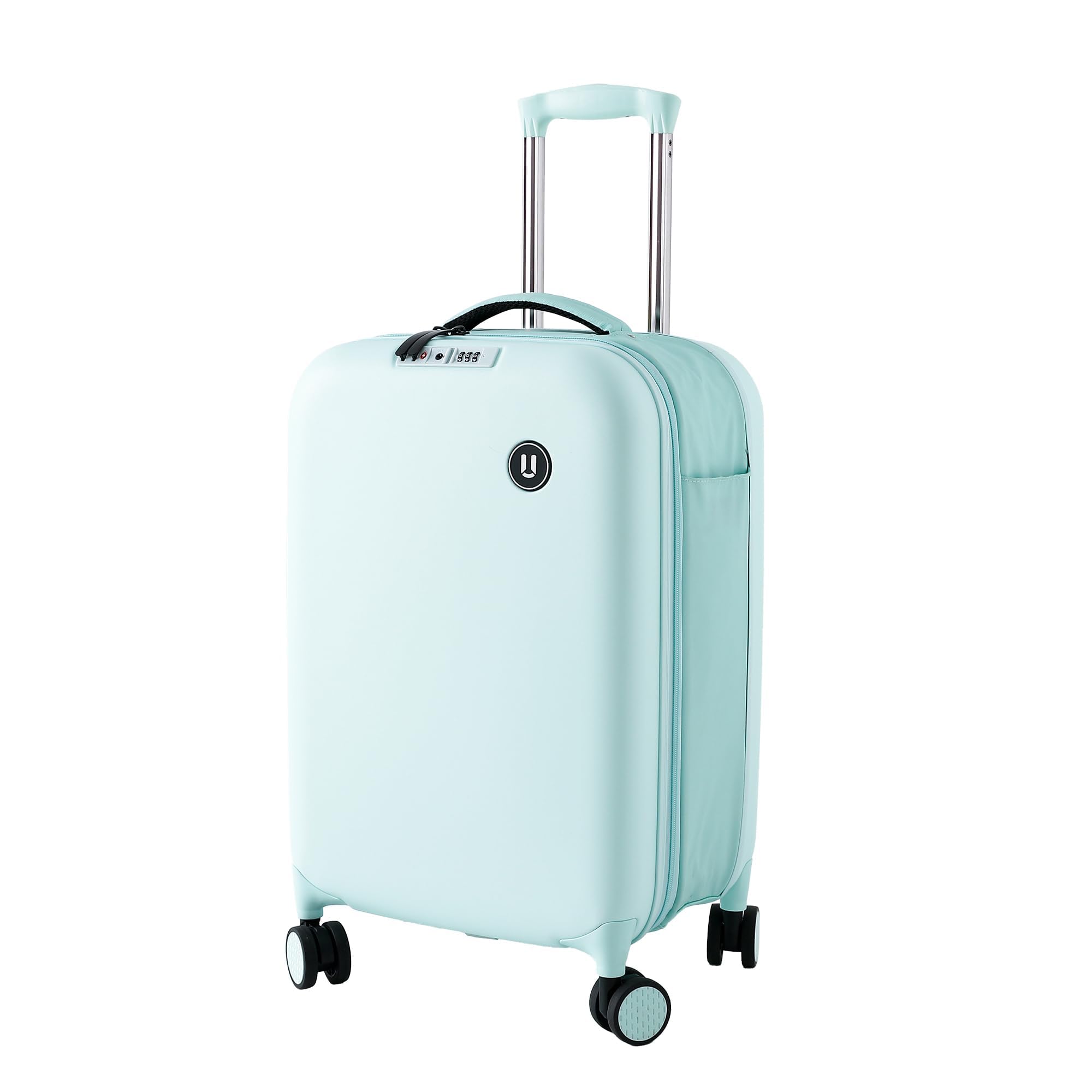 Luggage Bag | Suitcase for Travel Trolley Bag | Collapsible Easy-to-Store Check-in Bag with Cover | Water Resistant Travel for Storage Airline Trip | 24 Inch 65cm - Green-image-26