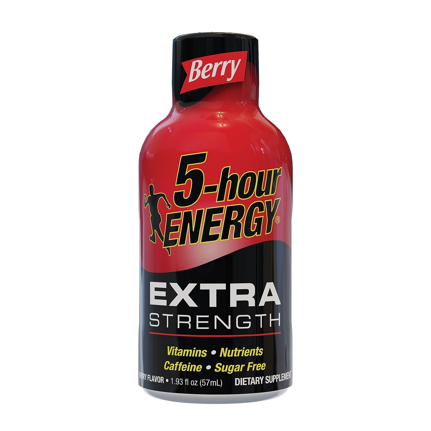 5-Hour Energy Extra Strength Beverage, Black, Berry, 46.32 Fl Oz