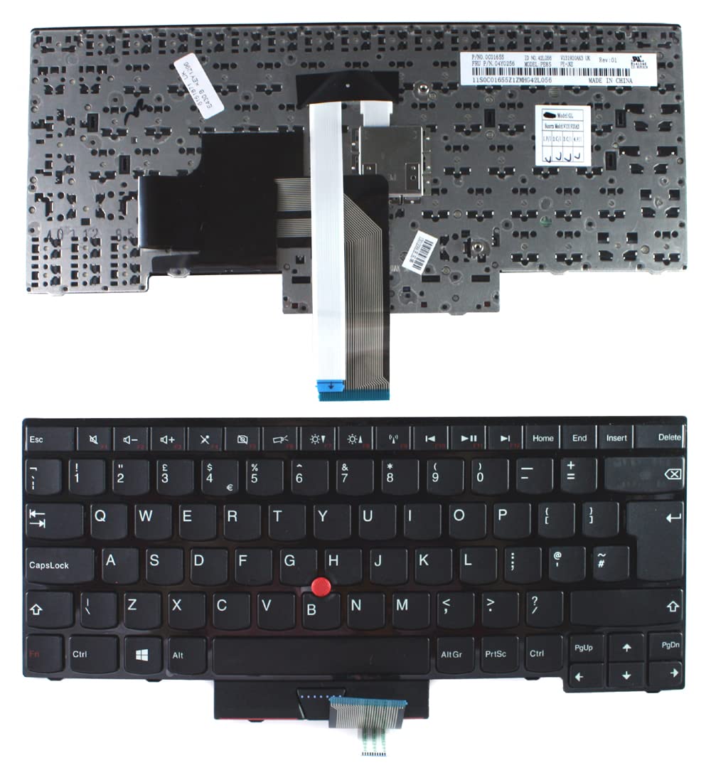 Clavier PC compatible Lenovo V31920AK3 noir haute précision Power4Laptops