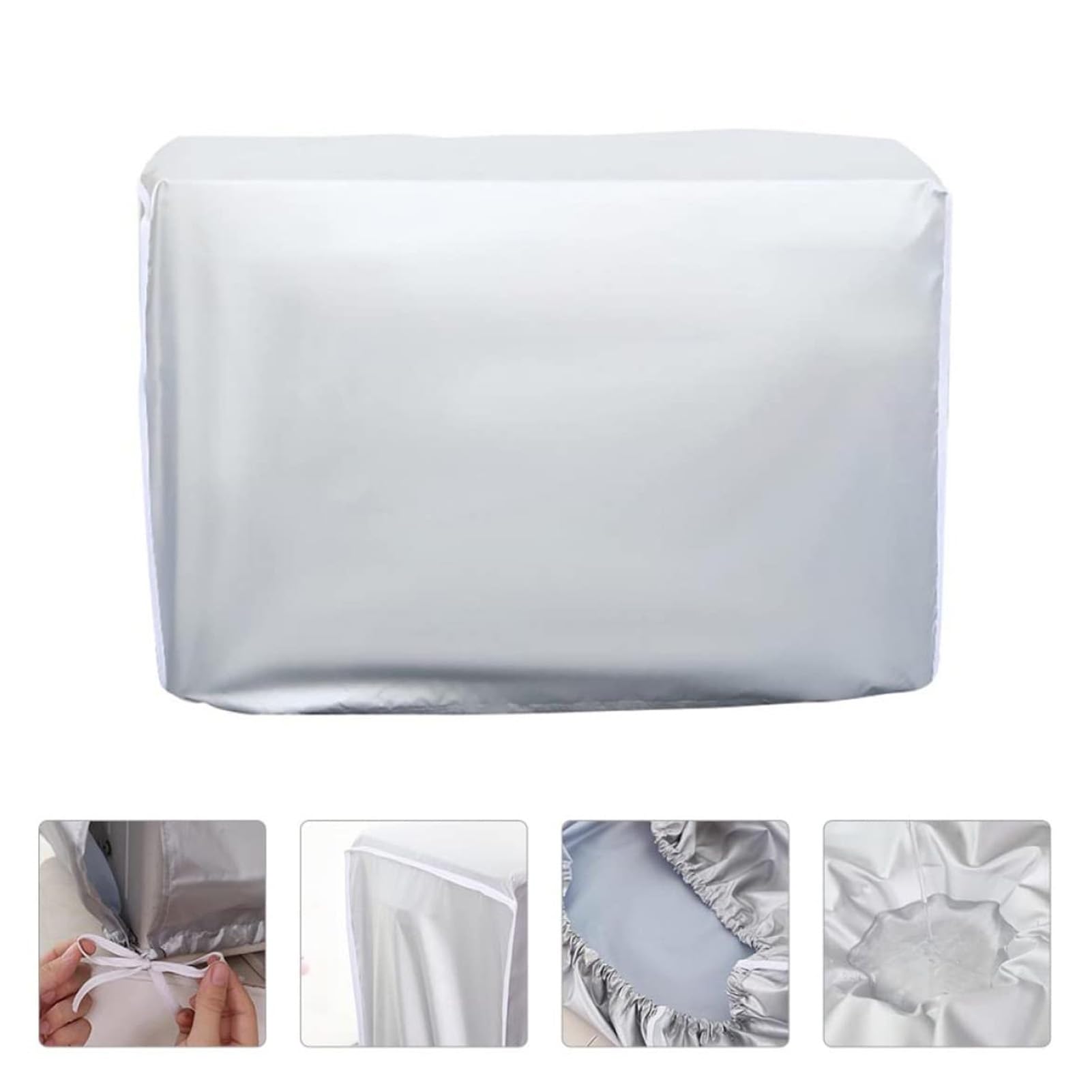 Telo Copri Climatizzatore per Unità Esterne, Coperture AC per Centrali Esterni Interni Casa, Telo Protettivo Mobili (105x40x75 cm / 41,3x15,7x29,5 pollici)