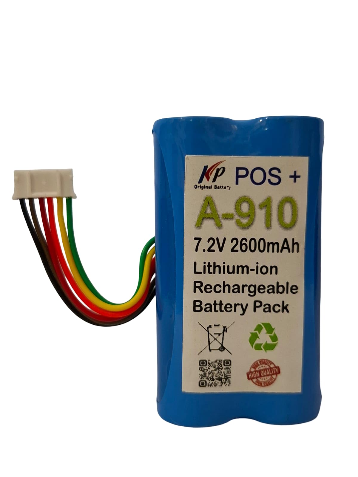 POS+ A910 2600mAh Li-ion 7.2v Battery Replacement for Pax A910 A930 YW001, POS Machine Battery-picture-50