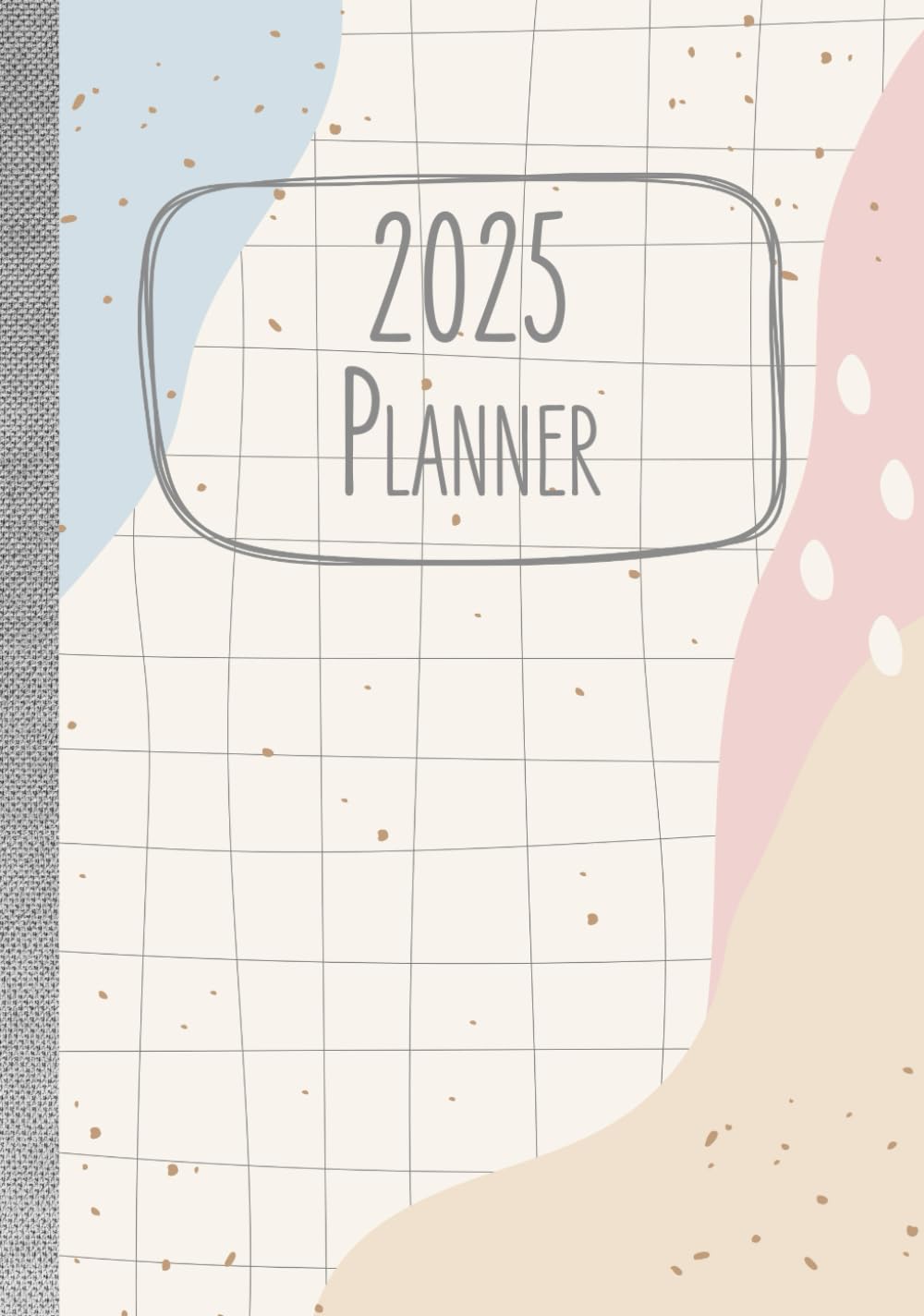 2025 Pre-Made Bullet Journal Notebook: A Premade Color Dot Grid Inspired Planner