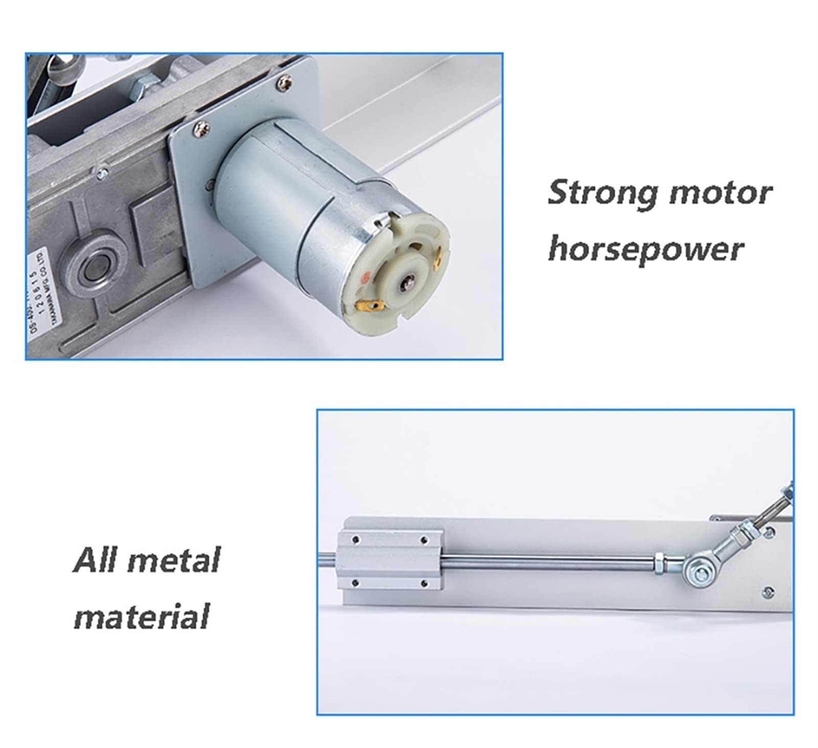 3000N Lineaire actuator DC 12V lineaire aandrijving IP65 elektrische lineaire motor 500 mm slag Geluidsniveau ≤ 60 dB Elektrische deuropener 5 mm/s rijsnelheid Lineaire technologie Aanpassing aandrijving | NL