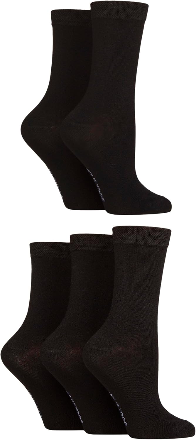 SockShop Damen Sneaker-Socken Aus Bambus - 6 Paar Set, Weich & Atmungsaktiv, Größe 37-42