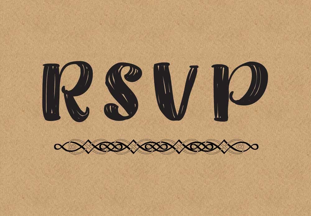 Stonehouse Collection RSVP Postcards - Formal Rustic Postcards - 4 x 6 Postcards - Great For Wedding RSVP, Baby Shower, Birthdays, RSVP Reply Cards (